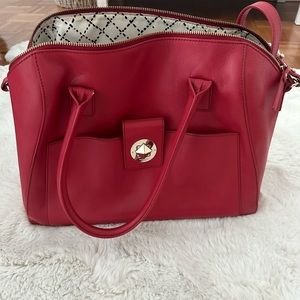 Large red Kate Spade purse